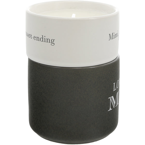 Pavilion Gift Company Mimi Stacking Mug And Candle Set 100% Soy Wax Scent: Tranquility