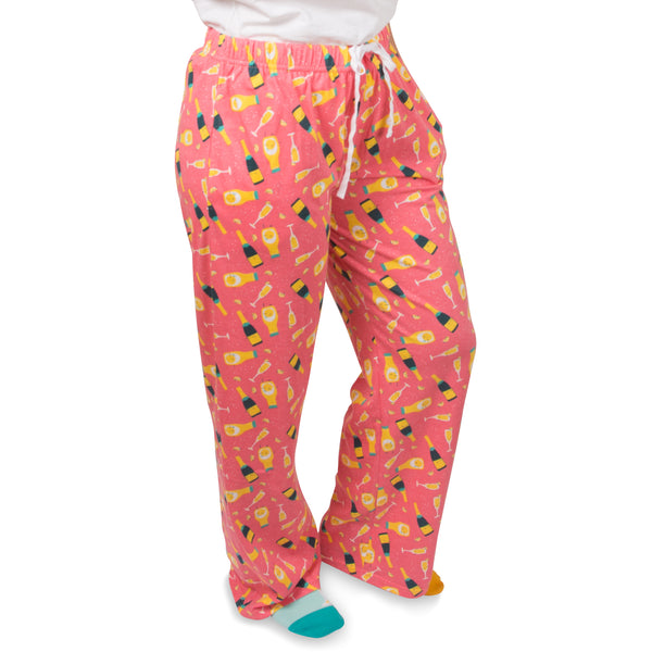 pavilion gift company Mimosa XS Peach Unisex Lounge Pants