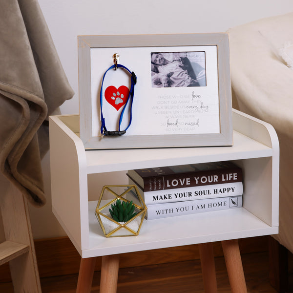 Pavilion Gift Company Missed So Very Dear 12" X 9" Pet Collar Memorial Frame (Holds 5" X 3.5" Photo)