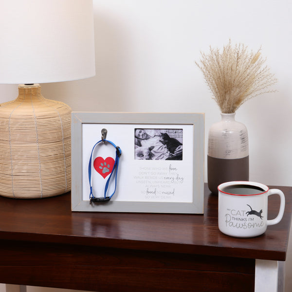 Pavilion Gift Company Missed So Very Dear 12" X 9" Pet Collar Memorial Frame (Holds 5" X 3.5" Photo)