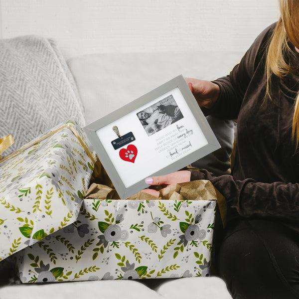 Pavilion Gift Company Missed So Very Dear 12" X 9" Pet Collar Memorial Frame (Holds 5" X 3.5" Photo)