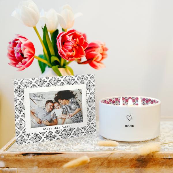 Pavilion Gift Company Mom 10 Oz 100% Soy Wax Reveal Triple Wick Candle Scent: Tranquility