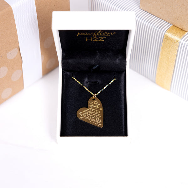 Pavilion Gift Company Mom 18.5" Gold Plated Engraved Necklace