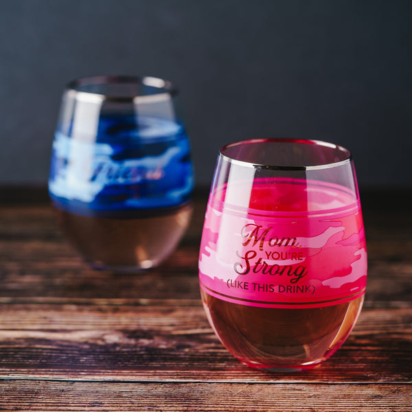 Pavilion Gift Company Mom 18 Oz Stemless Wine Glass