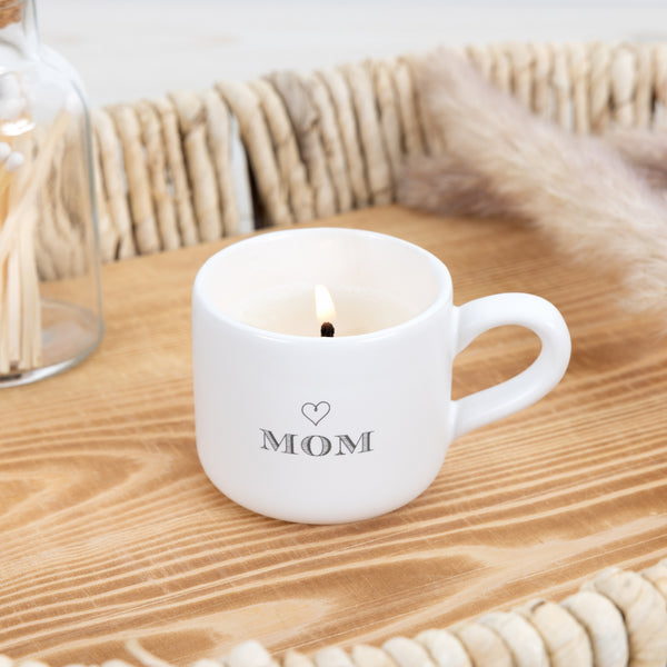 Pavilion Gift Company Mom 2 Oz Mini Mug 100% Soy Wax Candle Scent: Tranquility