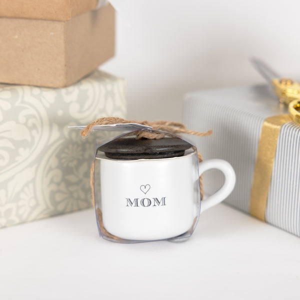 Pavilion Gift Company Mom 2 Oz Mini Mug 100% Soy Wax Candle Scent: Tranquility