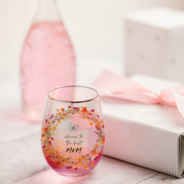 Pavilion Gift Company Mom 20 Oz Stemless Wine Glass