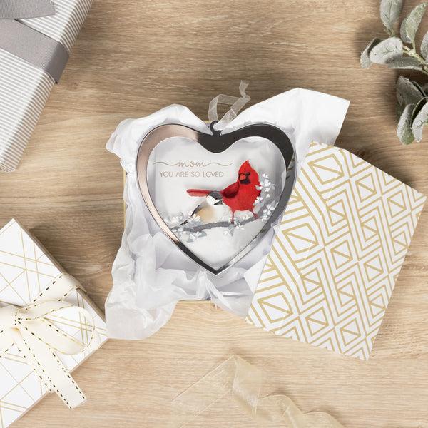 Pavilion Gift Company Mom 4.75" Mirrored Glass Ornament