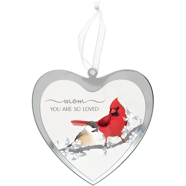 pavilion gift company Mom 4.75" Mirrored Glass Ornament