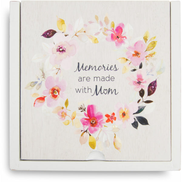 Pavilion Gift Company Mom 4" X 4" Sliding Keepsake Box