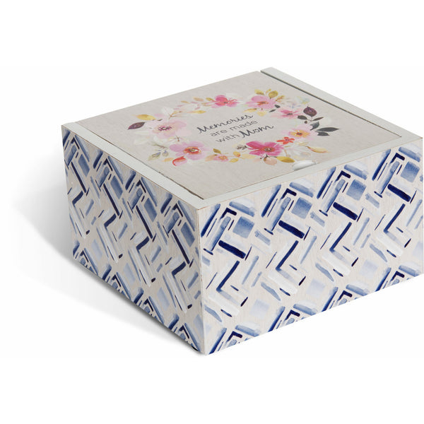 pavilion gift company Mom 4" x 4" Sliding Keepsake Box