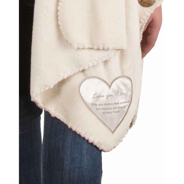 Pavilion Gift Company Mom 50" X 30" Royal Plush Comfort Shawl
