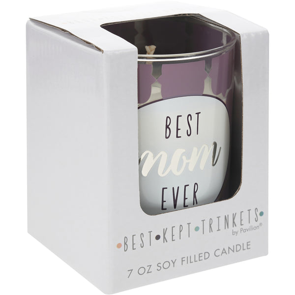Pavilion Gift Company Mom 7 Oz 100% Soy Wax Candle Scent: Serenity