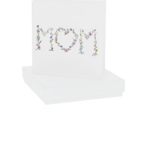 pavilion gift company Mom 7mm Sterling Silver Heart Stud Earrings