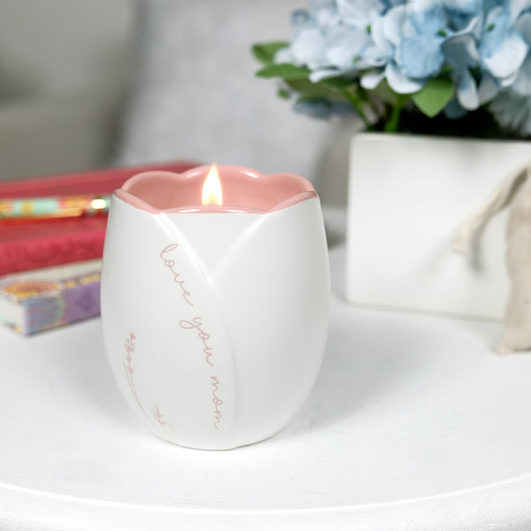 Pavilion Gift Company Mom 8 Oz - 100% Soy Wax Candle Scent: Lavender