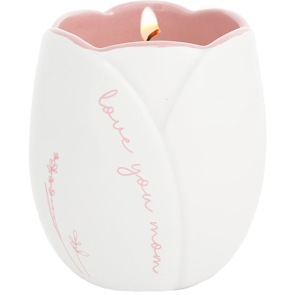 pavilion gift company Mom 8 oz - 100% Soy Wax Candle Scent: Lavender