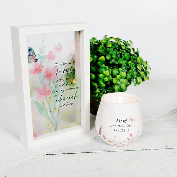 Pavilion Gift Company Mom 8 Oz - 100% Soy Wax Candle Scent: Tranquility