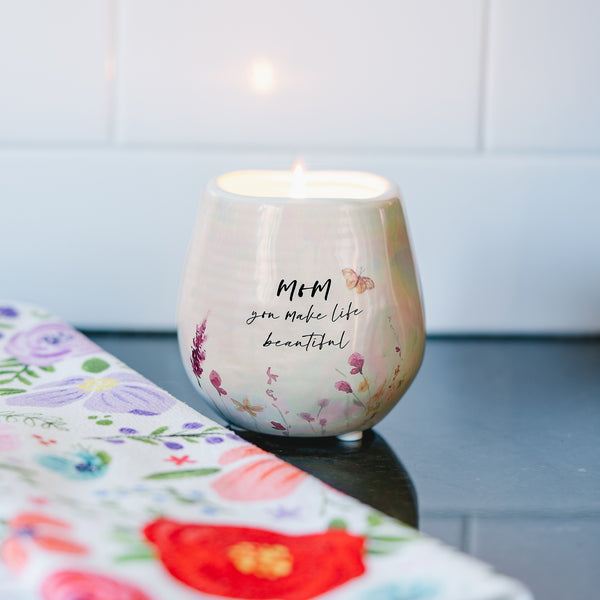 Pavilion Gift Company Mom 8 Oz - 100% Soy Wax Candle Scent: Tranquility