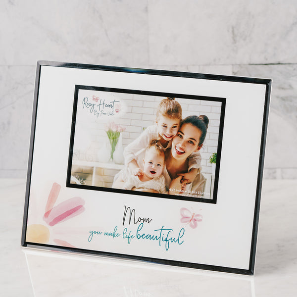 Pavilion Gift Company Mom 9.25" X 7.25" Frame (Holds 6" X 4" Photo)
