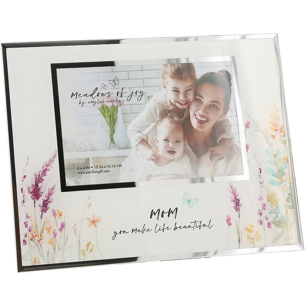 pavilion gift company Mom 9.25" x 7.25" Frame (Holds 6" x 4" Photo)
