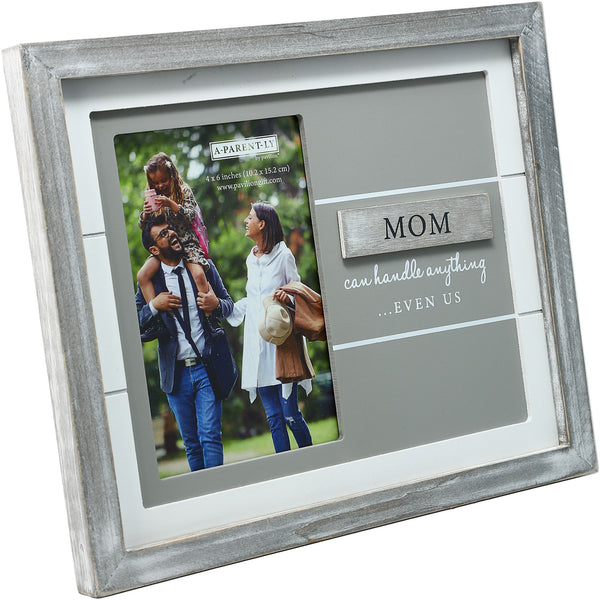 pavilion gift company Mom 9.75" x 8.25" Frame (Holds 4" x 6" Photo)