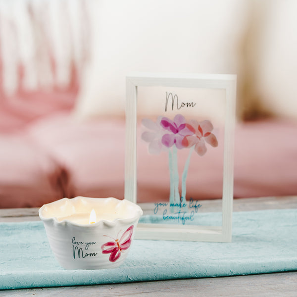 Pavilion Gift Company Mom 9 Oz - 100% Soy Wax Candle Scent: Tranquility
