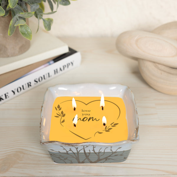 Pavilion Gift Company Mom 9 Oz - 100% Soy Wax Reveal Candle Scent: Tranquility