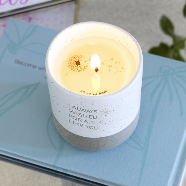 Pavilion Gift Company Mom Like You 10 Oz - 100% Soy Wax Reveal Candle Scent: Tranquility