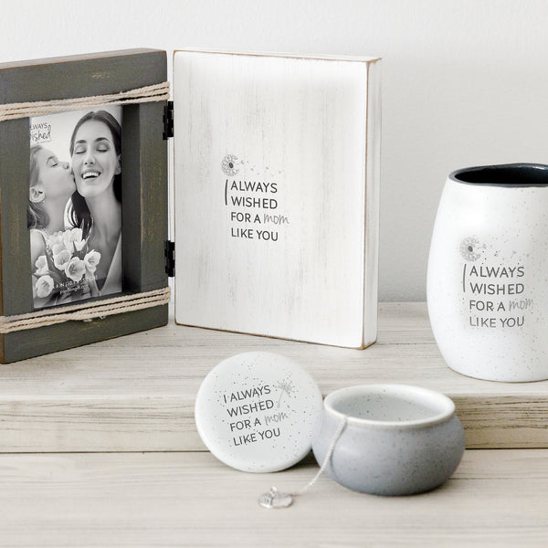 Pavilion Gift Company Mom Like You 5.5" X 7.5" Hinged Sentiment Frame (Holds 4" X 6" Photo)