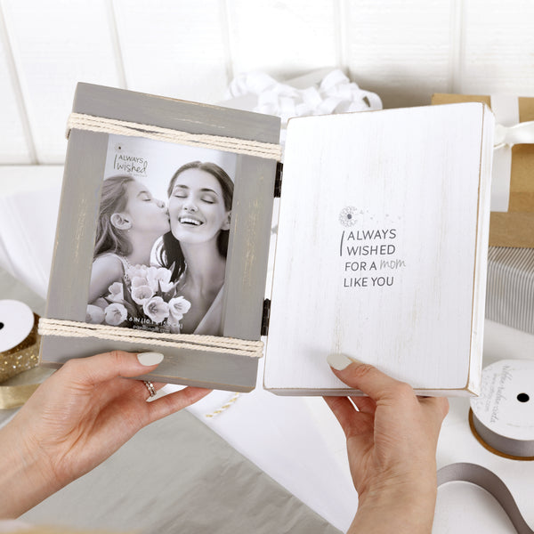 Pavilion Gift Company Mom Like You 5.5" X 7.5" Hinged Sentiment Frame (Holds 4" X 6" Photo)