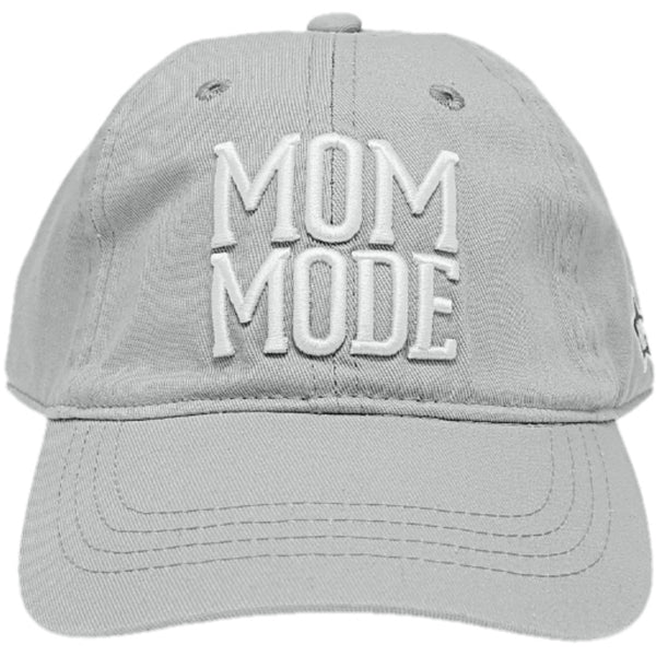 pavilion gift company Mom Mode Light Gray Adjustable Hat