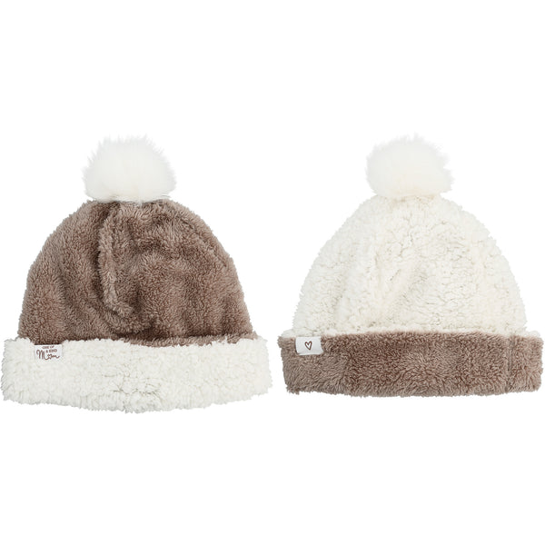 pavilion gift company Mom One Size Fits Most Reversible Sherpa Hat