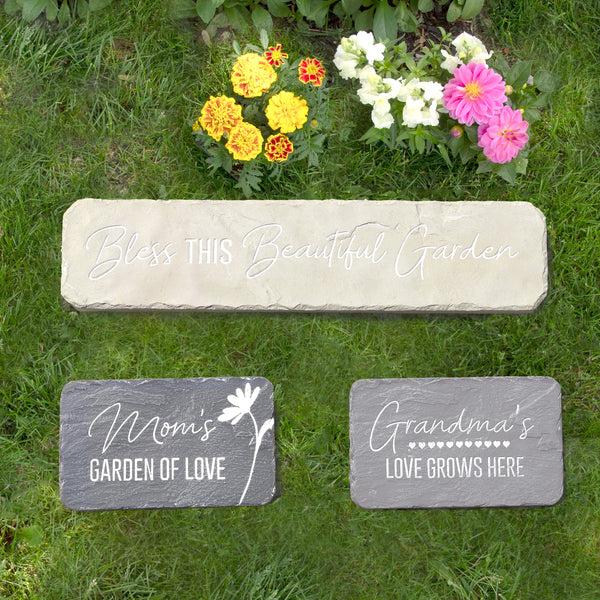 Pavilion Gift Company Mom’s Garden 7" X 4.25" Garden Stone