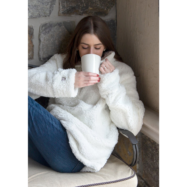 Pavilion Gift Company Mom S Sherpa Pullover Sweatshirt