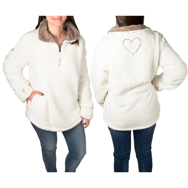 Pavilion Gift Company Mom S Sherpa Pullover Sweatshirt
