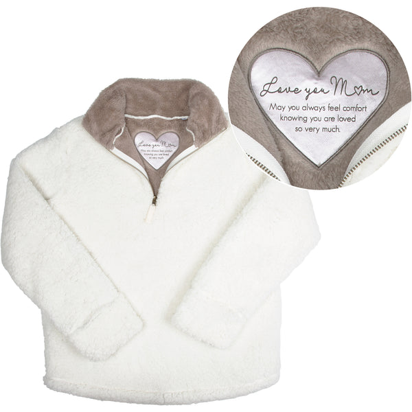 pavilion gift company Mom S Sherpa Pullover Sweatshirt