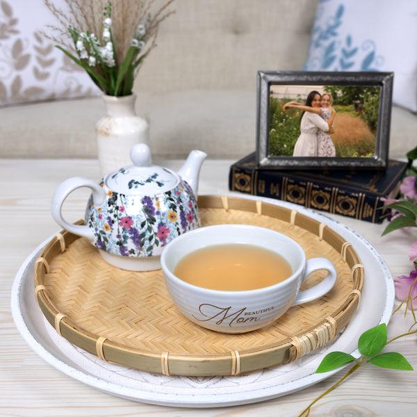 Pavilion Gift Company Mom Tea For One (16 Oz Teapot & 10 Oz Cup)