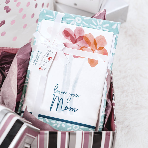 Pavilion Gift Company Mom Tea Towel Gift Set (2 - 19.75" X 27.5")