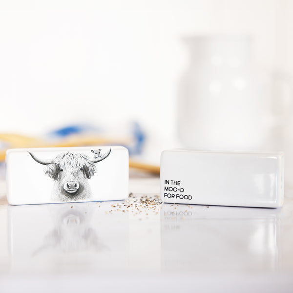 Pavilion Gift Company Moo-d For Food Salt & Pepper Shaker Set