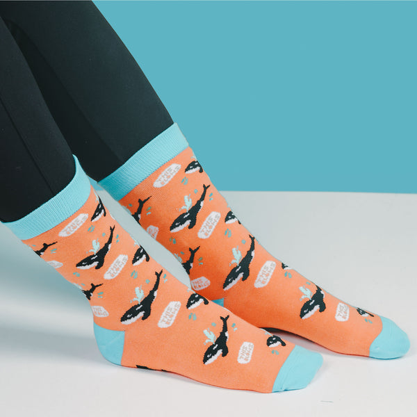 Pavilion Gift Company Mornings S/M Unisex Cotton Blend Sock