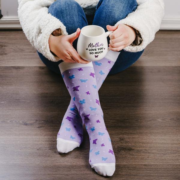 Pavilion Gift Company Mother 15.5 Oz Mug And Sock Set