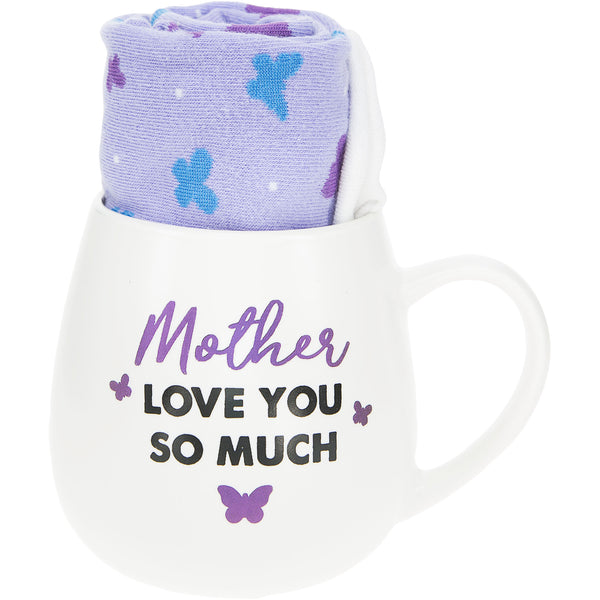 pavilion gift company Mother 15.5 oz Mug and Sock Set