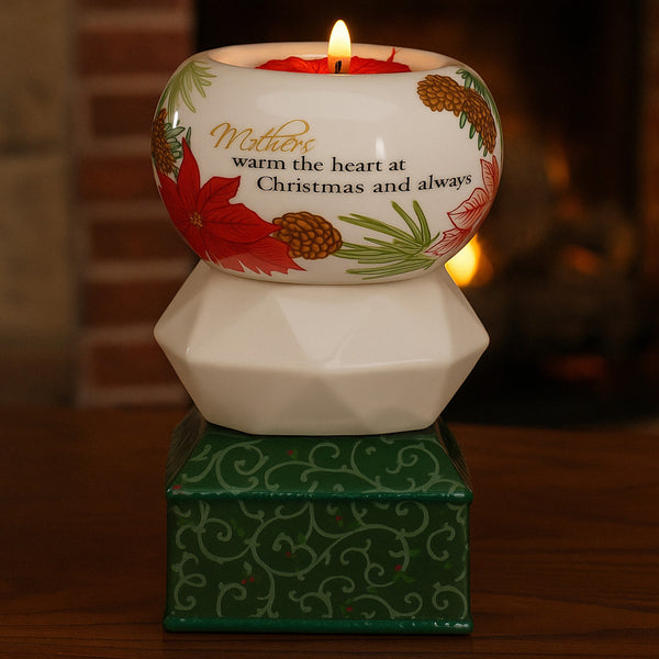 Pavilion Gift Company Mother 5.5" Holiday Tealight Holder
