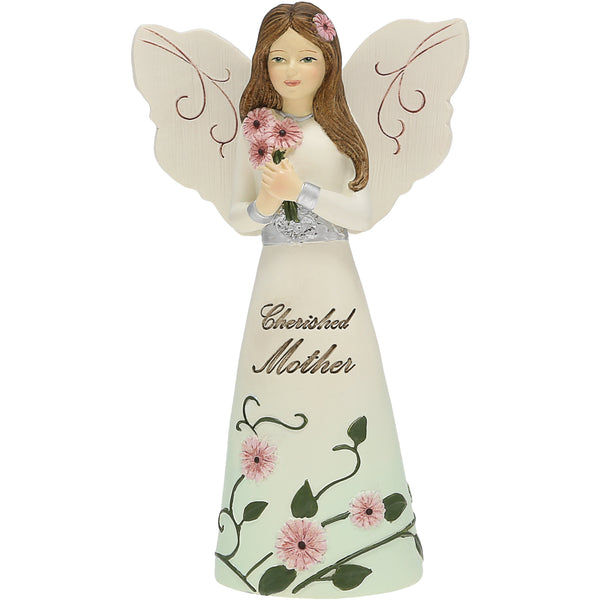 pavilion gift company Mother 5" Angel Holding Daisies