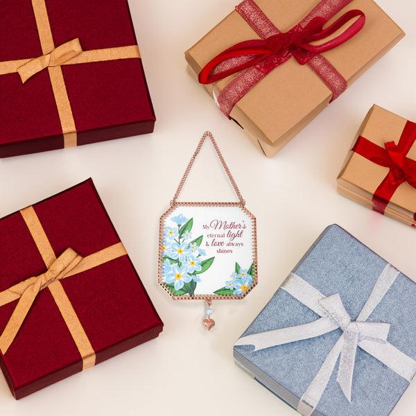 Pavilion Gift Company Mother 5" X 5" Glass Suncatcher