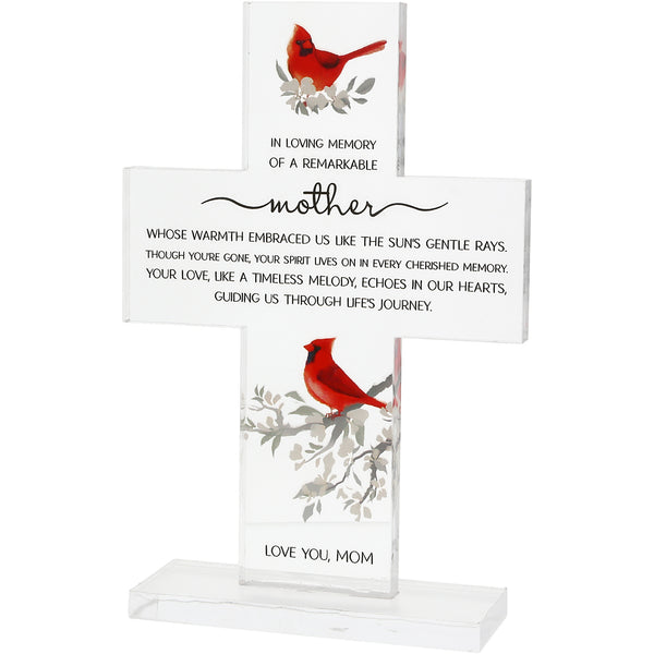 pavilion gift company Mother 8" Acrylic Cross Plaque