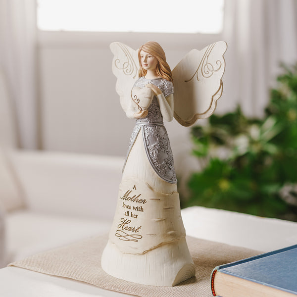 Pavilion Gift Company Mother 8" Angel Holding A Heart