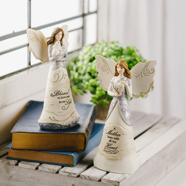 Pavilion Gift Company Mother 8" Angel Holding A Heart