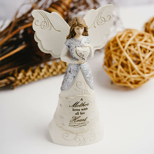 Pavilion Gift Company Mother 8" Angel Holding A Heart