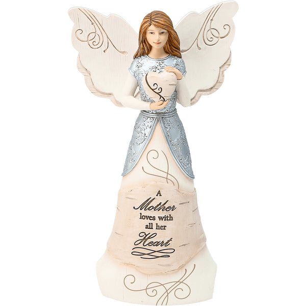 pavilion gift company Mother 8" Angel Holding a Heart